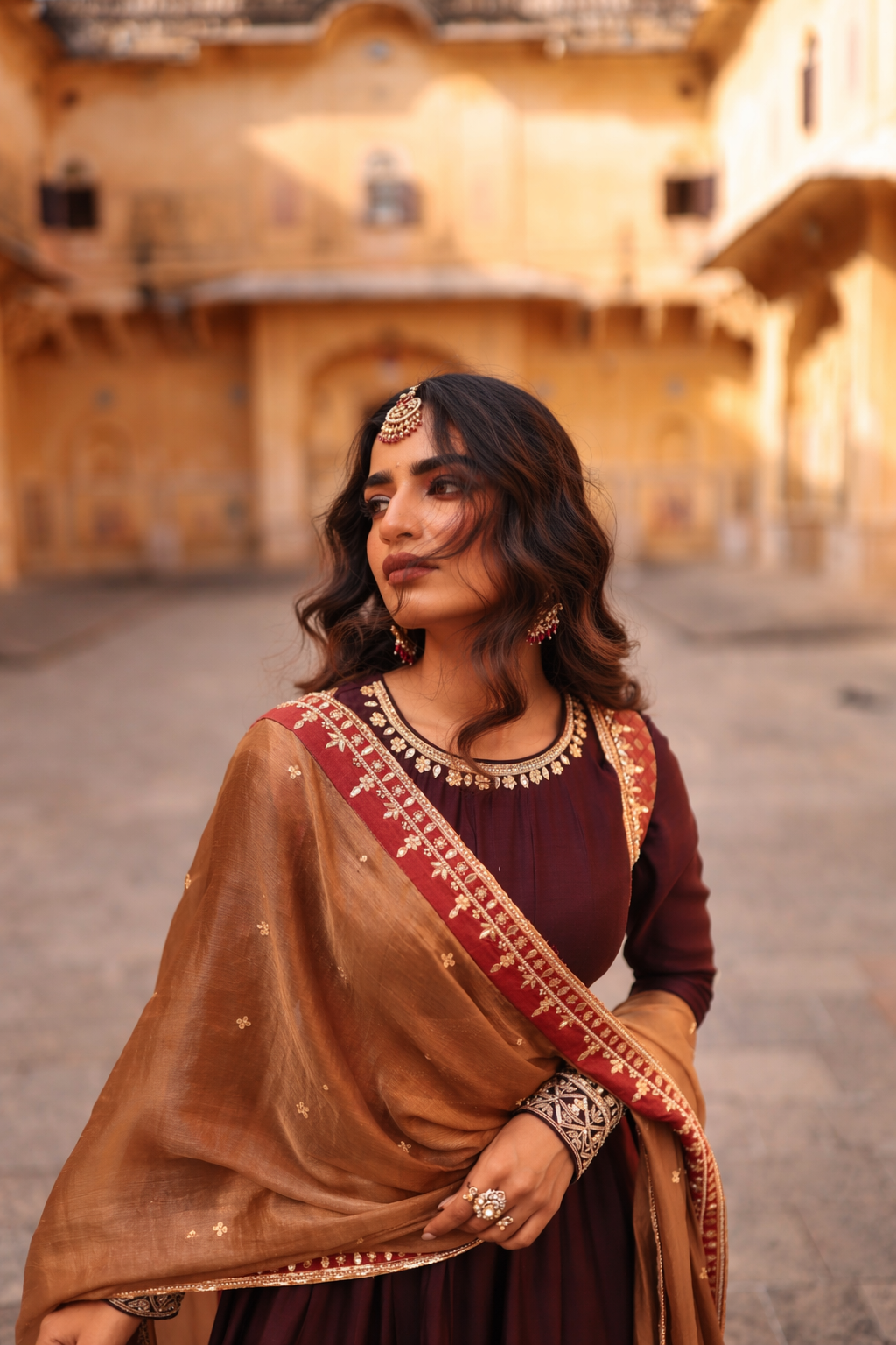 Kavya Anarkali With Waist - Image 3
