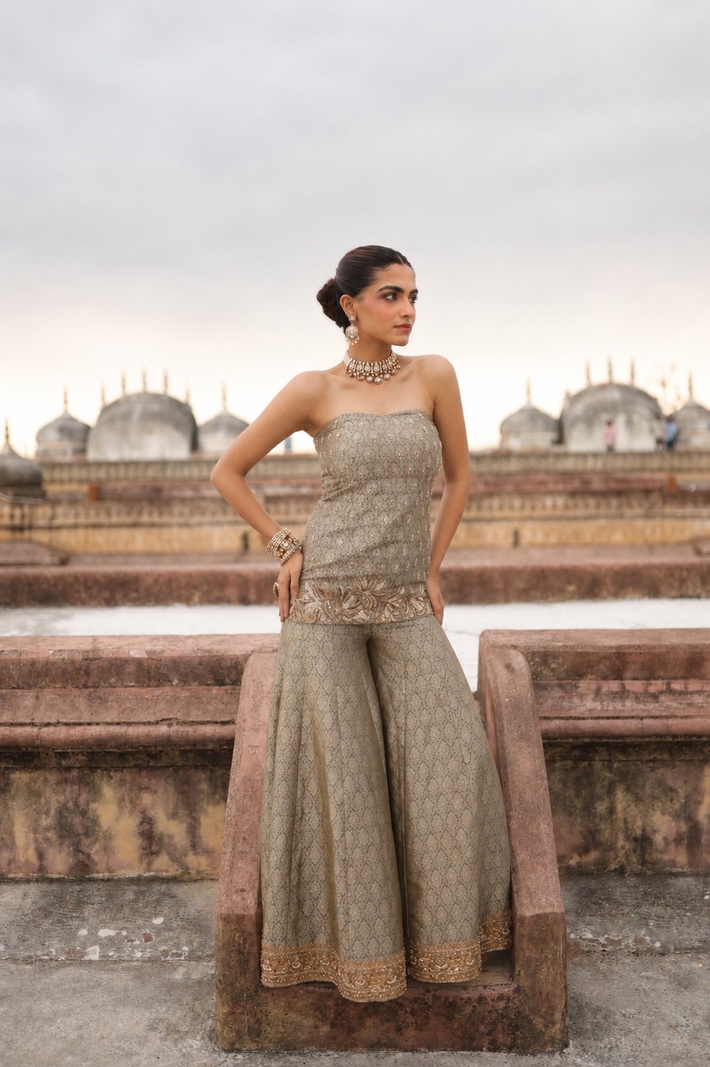 Anya Corset with Flare Pants