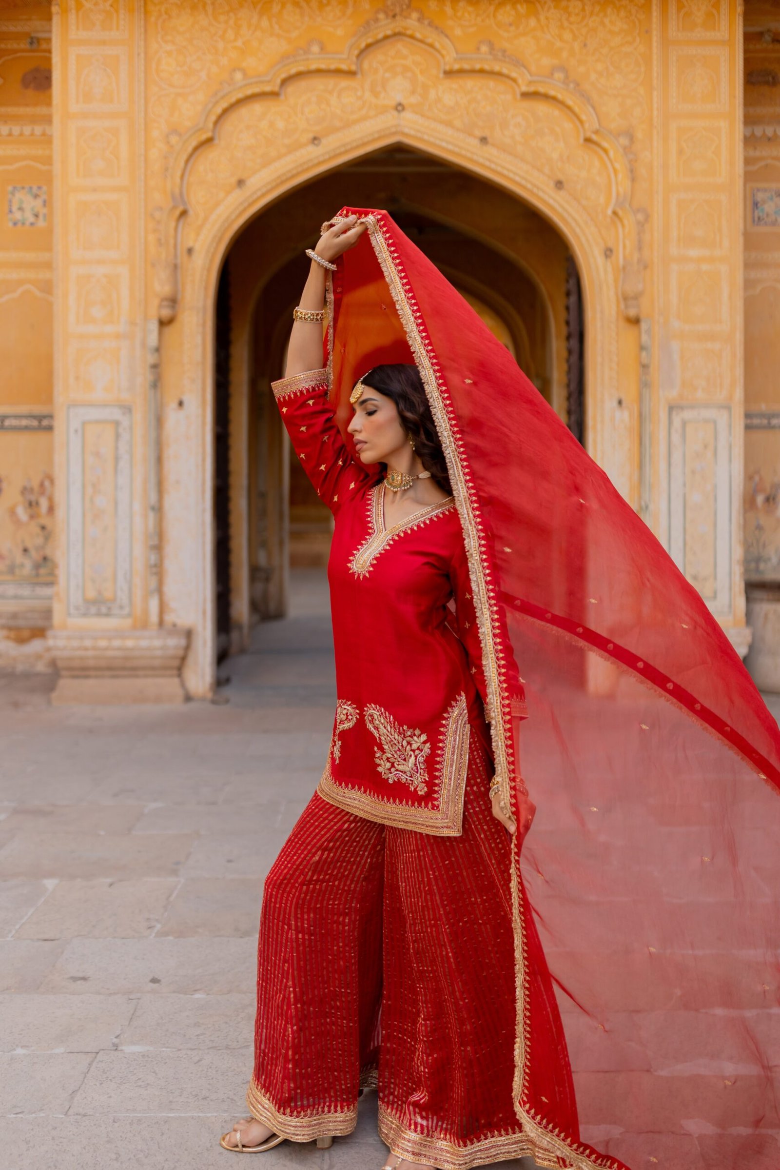 Saanjh Kurta Sharara Set