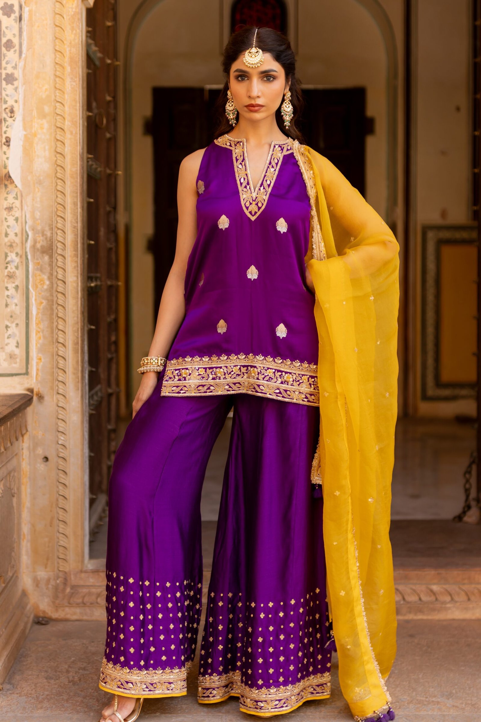 Meher Kurta Sharara Set - Image 2