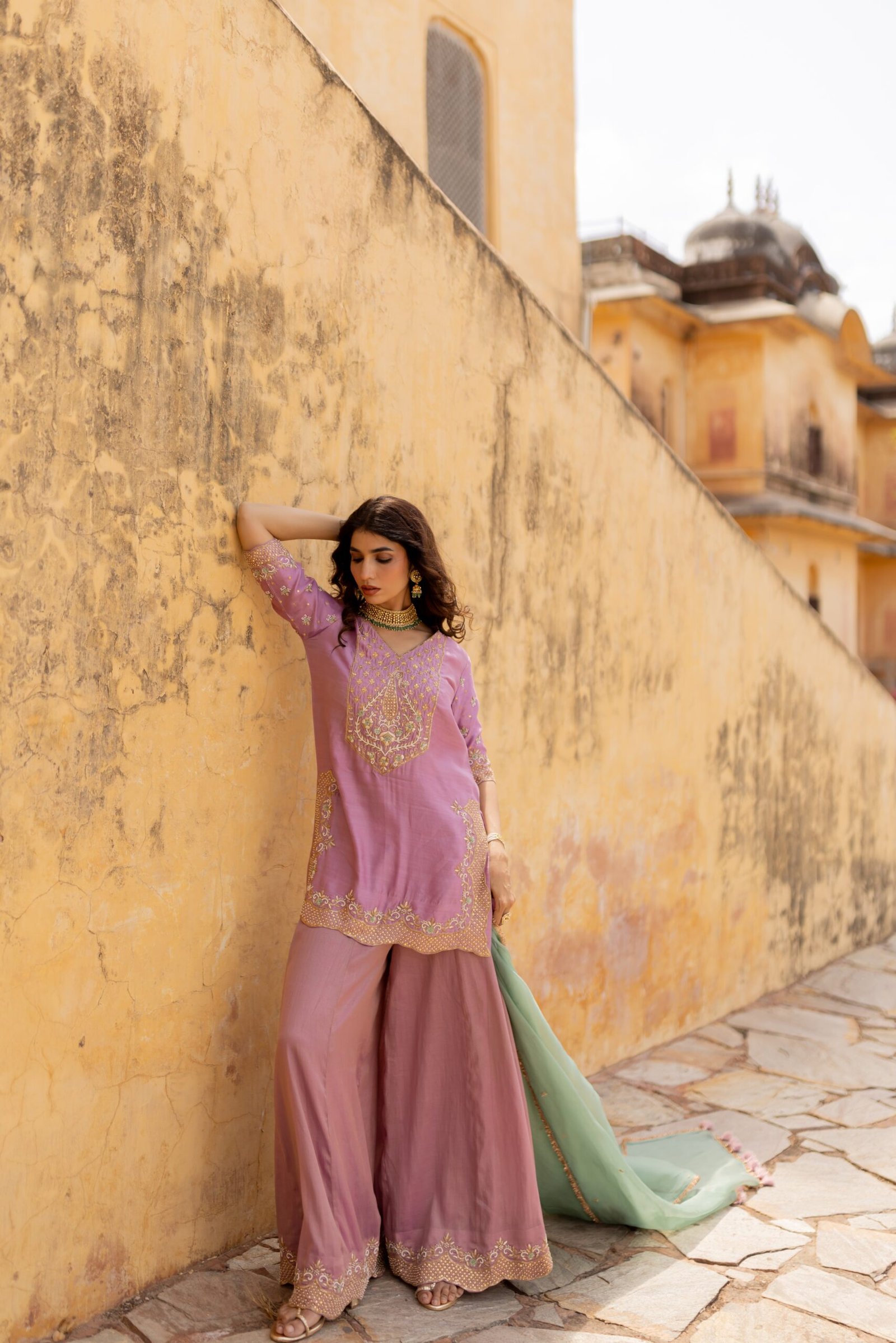 Anvi Kurta Sharara Set