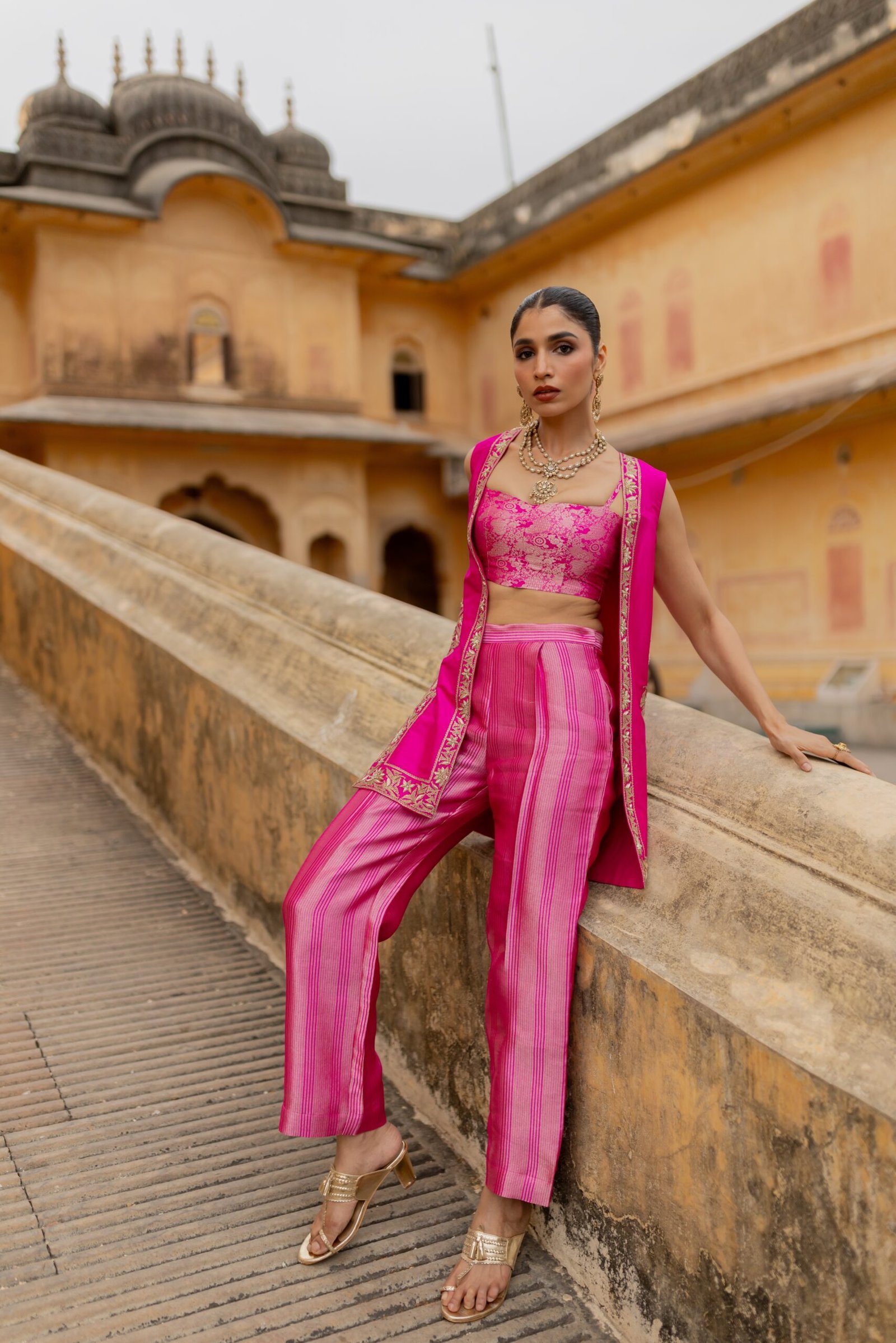 Vaidehi Bustier Jacket Pants