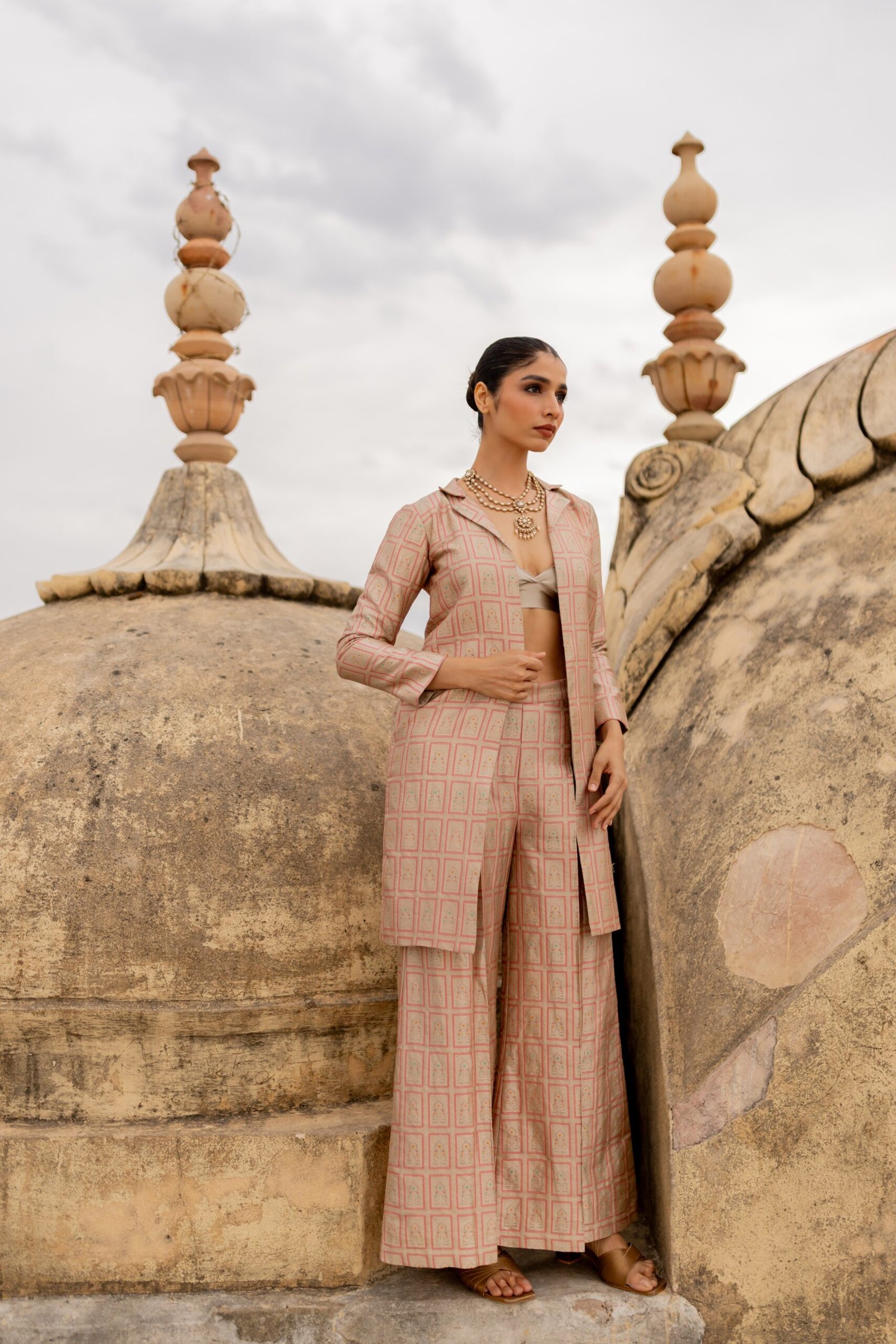 Ira Banarasi blazer set